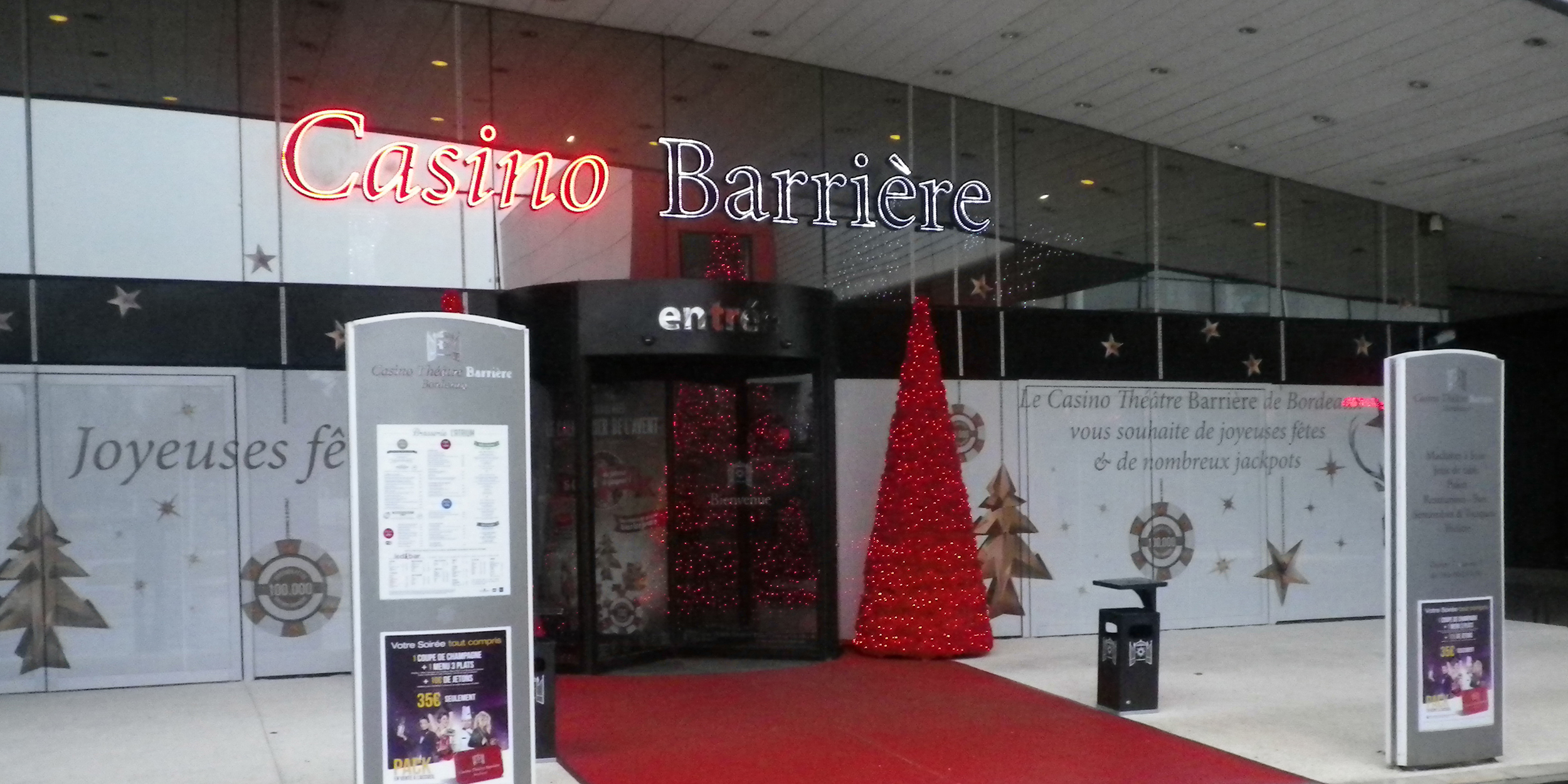 Enseigne Néon - Casino Barrière Bordeaux