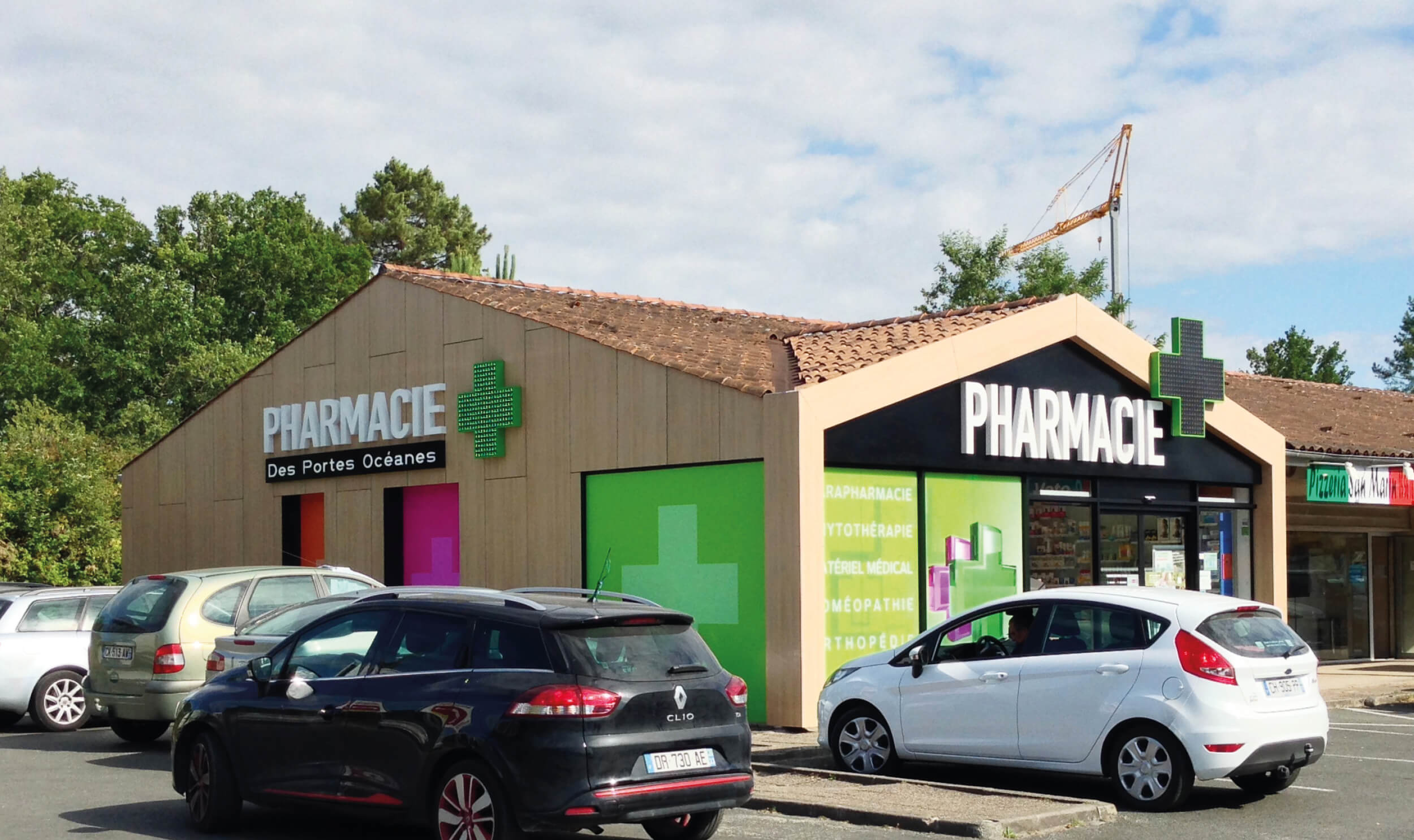 Enseigne pharmacie des portes océanes Martignas/Jalle